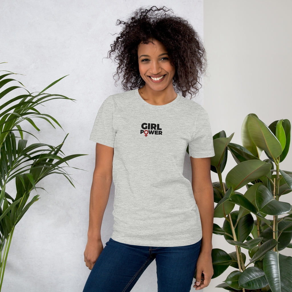 Girl Power Embroidered T-Shirt