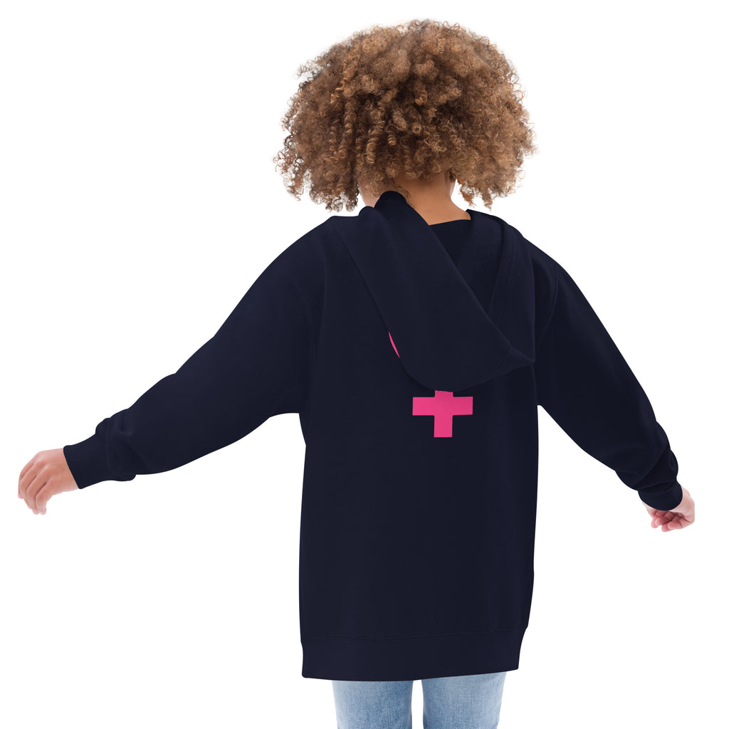 Girl Power Kids fleece hoodie