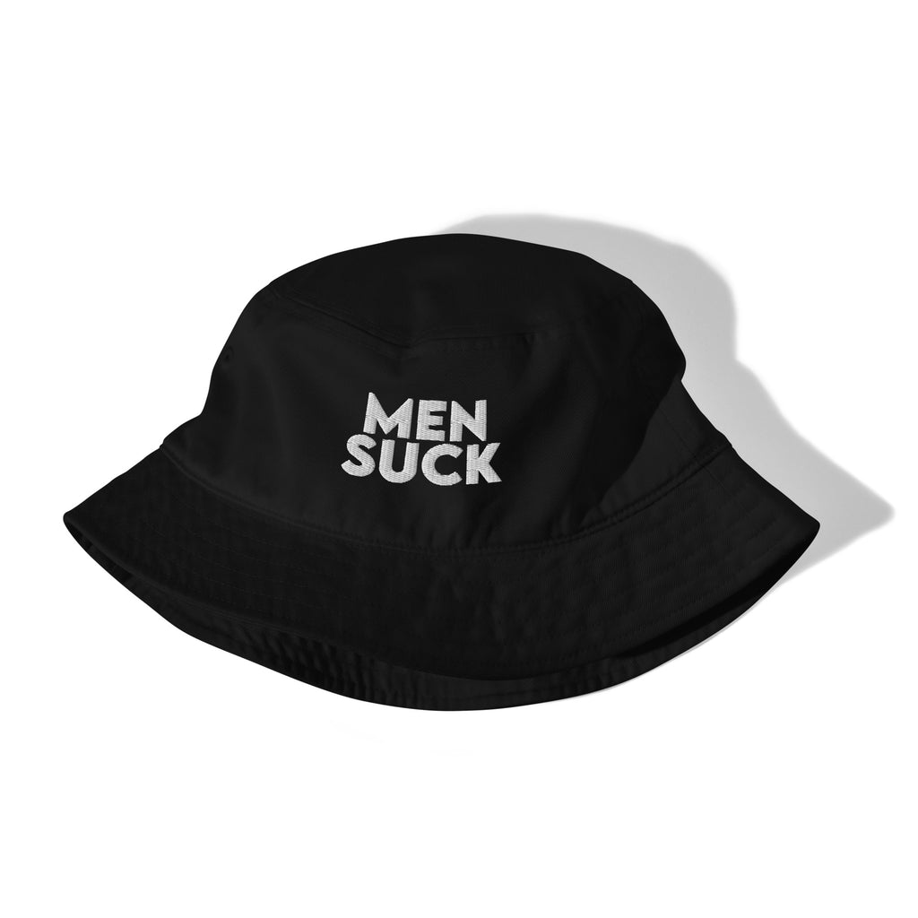 Men Suck Organic bucket hat