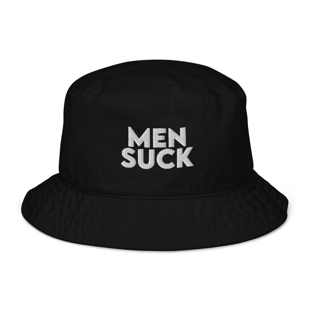 Men Suck Organic bucket hat